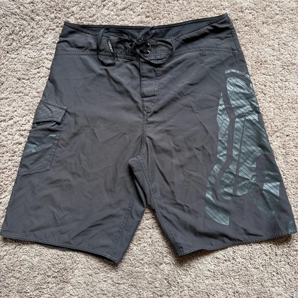 Fox Y2K Black Board Shorts 34